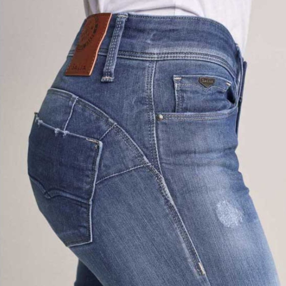 Salsa Push Up Slimming Denim Jeans button fly